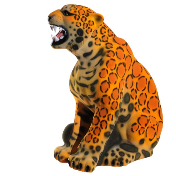Керамическая копилка Леопард флок