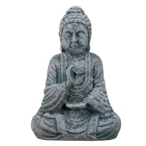 Фигурка Будда под старый серый камень