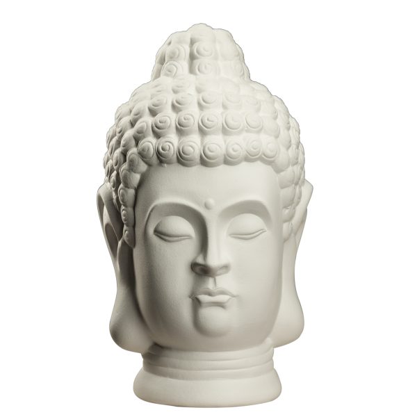 Статуэтка Голова Будды белая