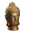 Голова Будды золотая с голубыми окислами